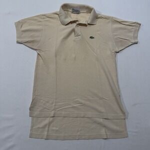 VTG 80s Izod Lacoste Mens Polo Shirt Tennis Tail Pique Small Fits Small/XS